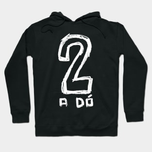 Number 2, Two in Irish, Gaelic Hoodie